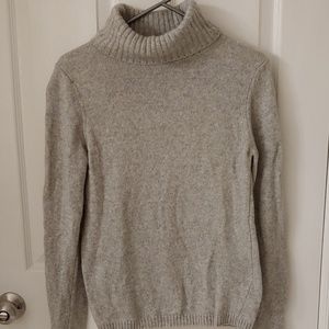 Hekla & co wool cashmere turtleneck gray sweater m
